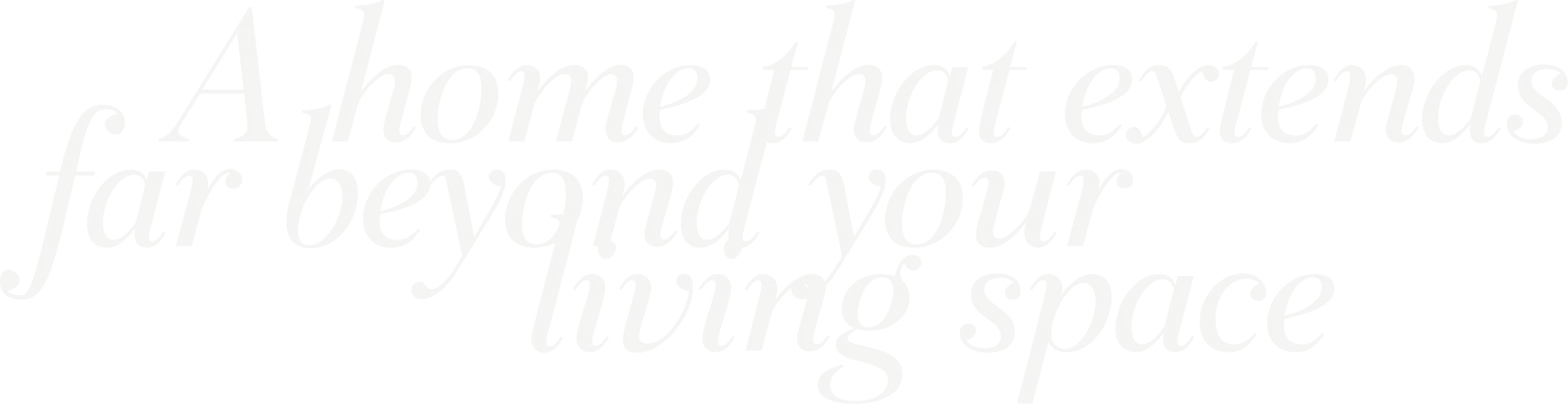 A home that extends far beyond your living space